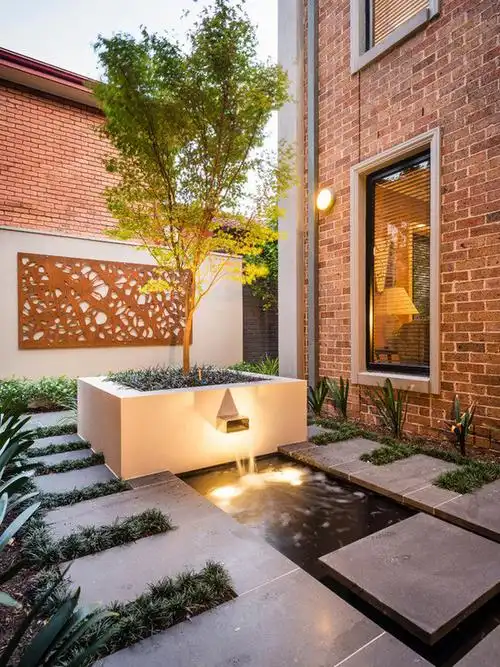 庭院装修:13个"庭院景观"设计,学会了把自家院子装成花园吧_腾讯新闻