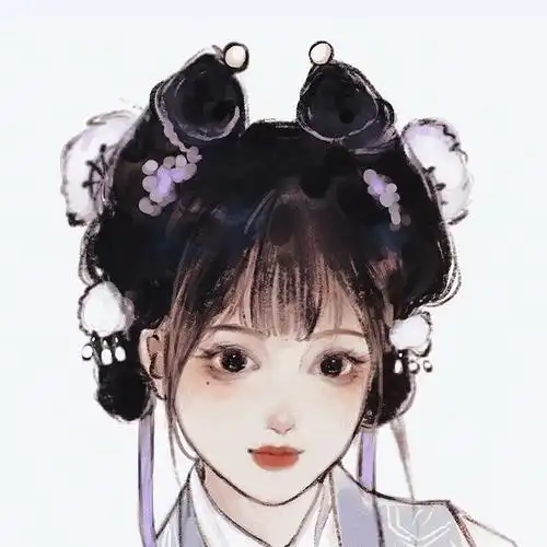 闺蜜头像 多人 古风 白底 女头