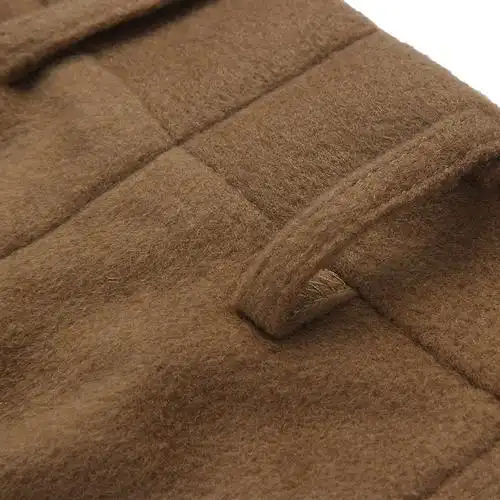 浅棕色羊毛羊绒混纺时尚gievescharles秋冬限量版手工男士西裤