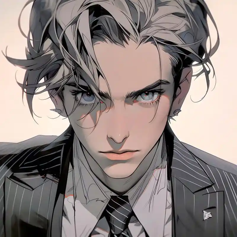 西装暴徒.这作品我说第二,没人敢说第一吧#男生头像 #动漫男 - 抖音