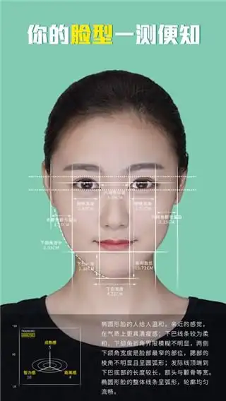 鉴定脸型分类,颜值测试打分的有趣app