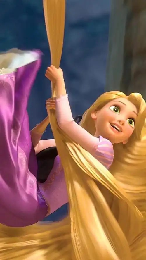 7万根头发,但我姐有40万根 #乐佩 #长发公主 #迪士尼 #魔发奇缘