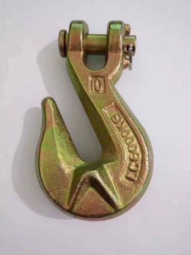 吊钩羊角钩行车吊车挂钩链条钩美式抓钩澳式带翅羊角钩高强度起重谦设