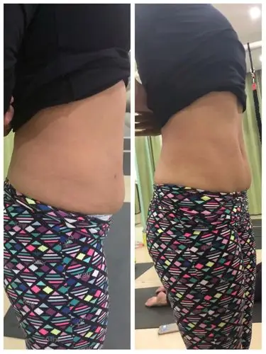 练习前后对比照片