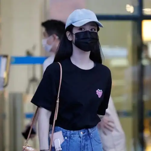 你好星期六杨紫私服同款短袖t恤宽松印花纯棉夏季上衣服男女体恤