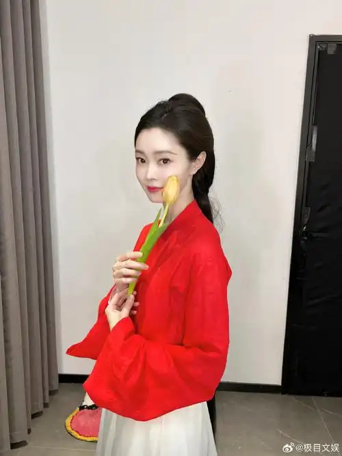 宋轶红色戏服造型##宋轶红衣九宫格