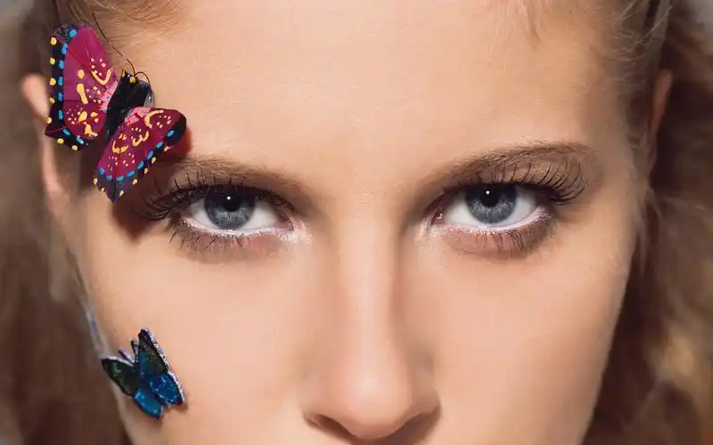 壁纸(二)2 - 1920x1200 壁纸下载 - 女性脸部特写 壁纸(二) - 人物