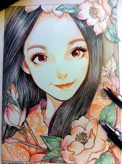 人物肖像画 人物肖像画简笔画