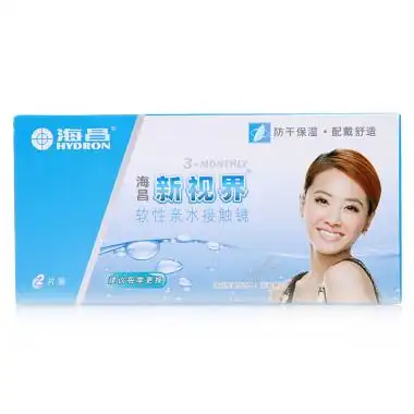 海昌 新视界隐形眼镜季抛 2片装 【-1.25】