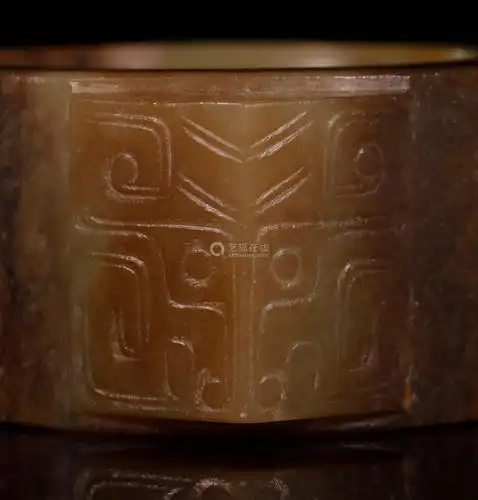 lot.203 商代 玉琮