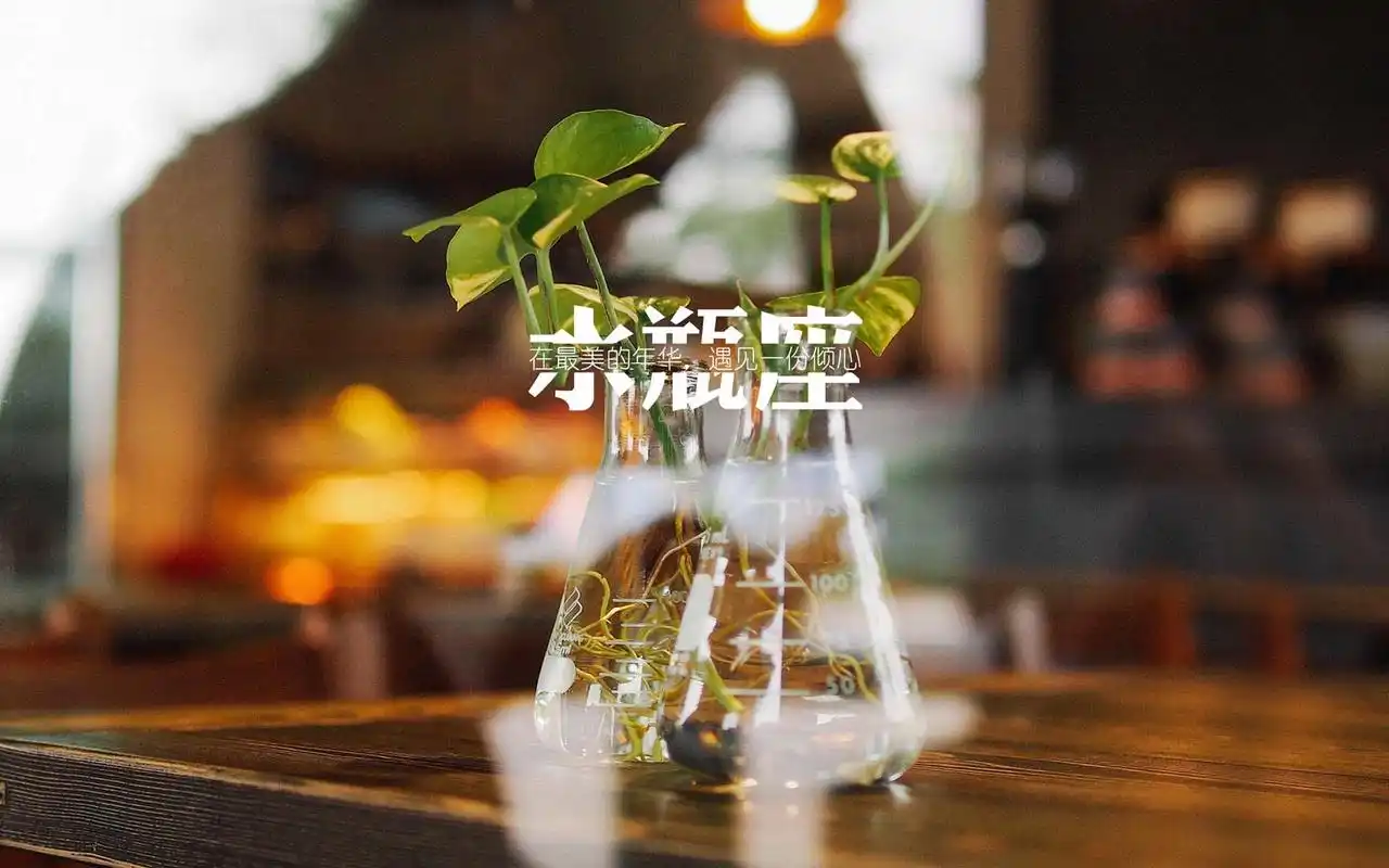 水瓶座唯美语录清新图片桌面壁纸下载5