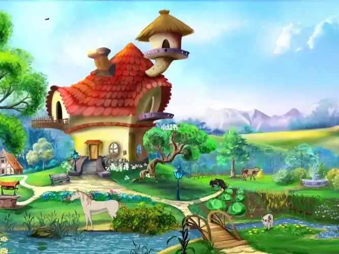 小学课本剧演出万能背景房子