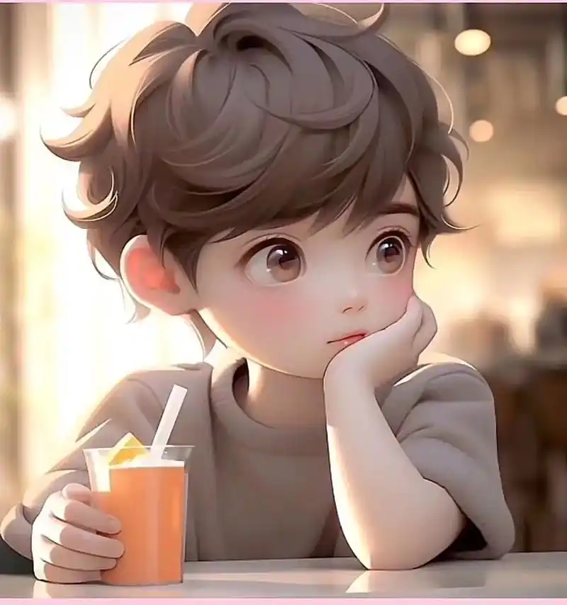 萌娃漫画头像 #治愈系 #超萌 #q版小人也太萌了 呆呆萌 - 抖音