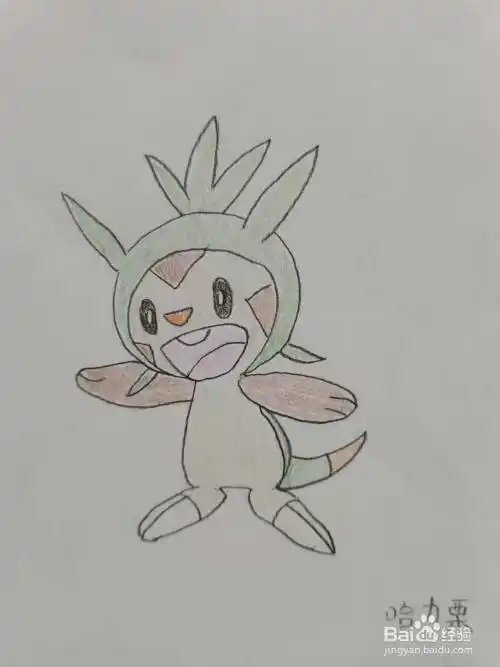 数码宝贝里的精灵怎么画