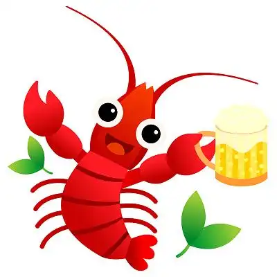 可爱卡通小龙虾元素小龙虾png素材