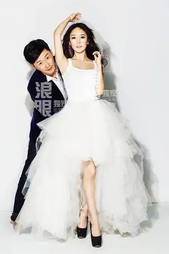 吴京谢楠婚纱照