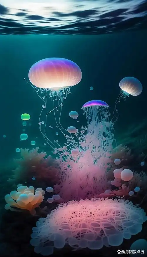 海底的世界水母