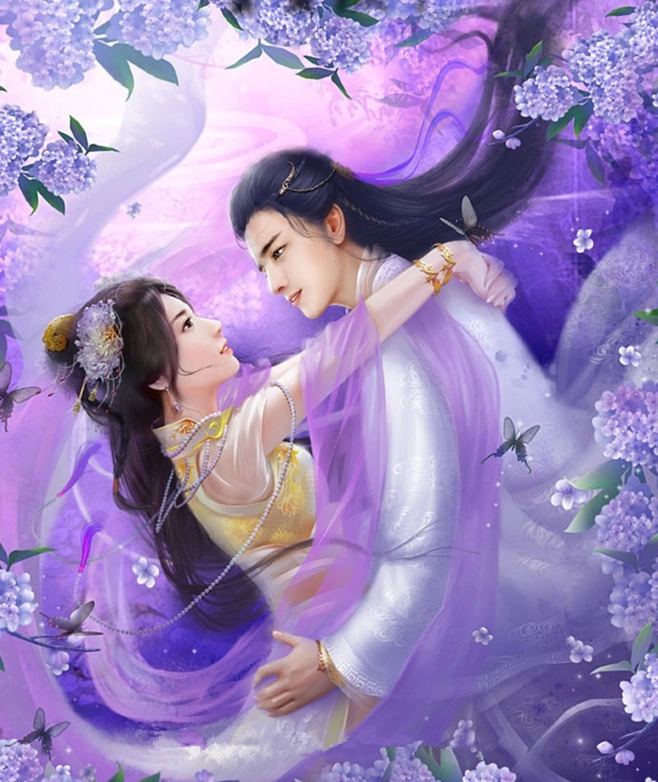 古风情侣 古装情侣 情侣 古代 古风人物 仙侠 小鸟依人 唯美 爱情