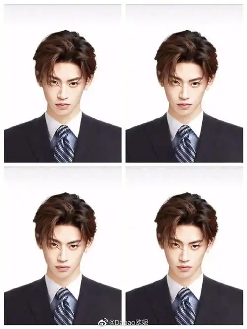 令人怦然心动的证件照#小鬼王琳凯证件照小合集浓眉大眼,英俊潇洒每