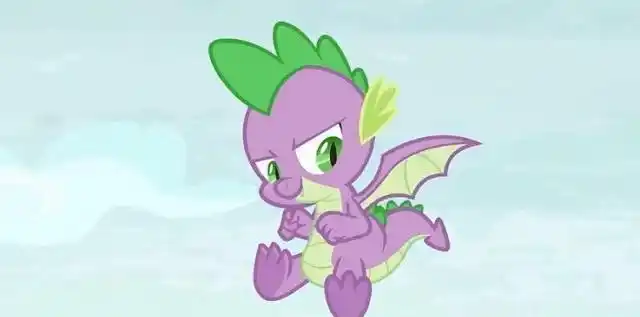 穗龙十分羡慕小马们可以飞行,于是他请教紫悦可以教他怎样飞行.