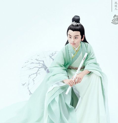 儿童古装书生汉服古风国学男童仙气侠客公子儿童演出服