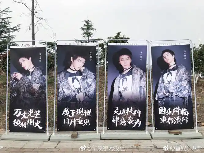 华晨宇粉丝场外应援