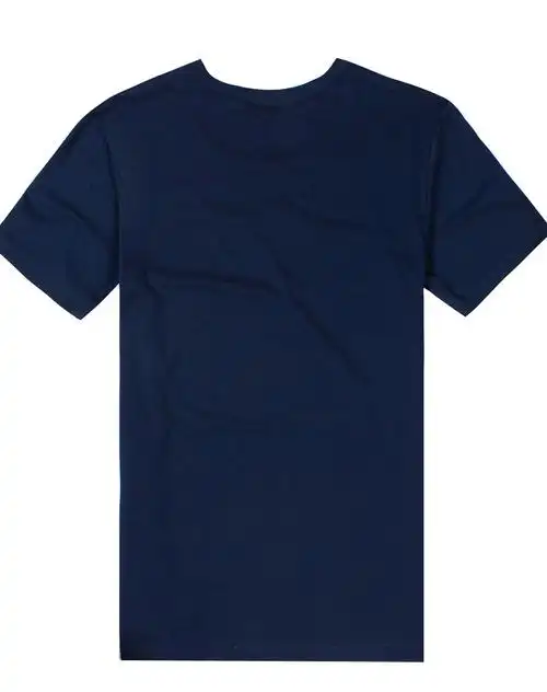 藏青色休闲简约汽车印图短袖t恤