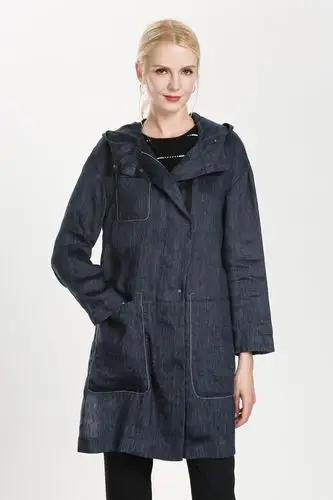 blue正品女装夏季通勤ol中长款休闲女上衣外套kb171mwj0066 藏蓝色a1