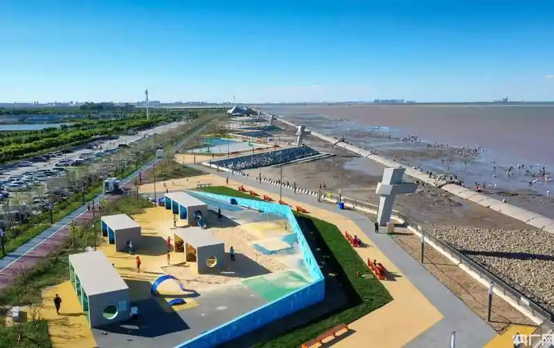 天津东疆亲海公园亲子游乐区 (央广网发 园区供图)