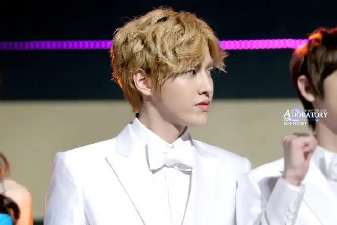 敢留中分的颜值都不低#我觉着就没有吴亦凡留着不好看的发型中分