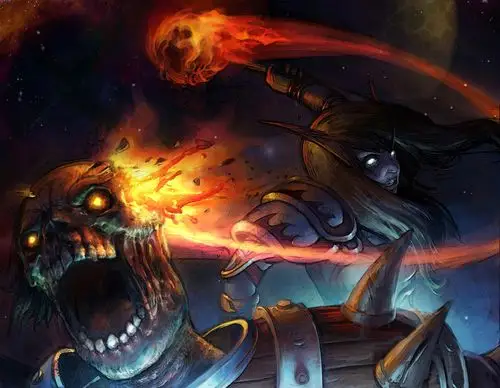 暴雪官网更新10张魔兽卡牌精美原画魔兽世界-5.