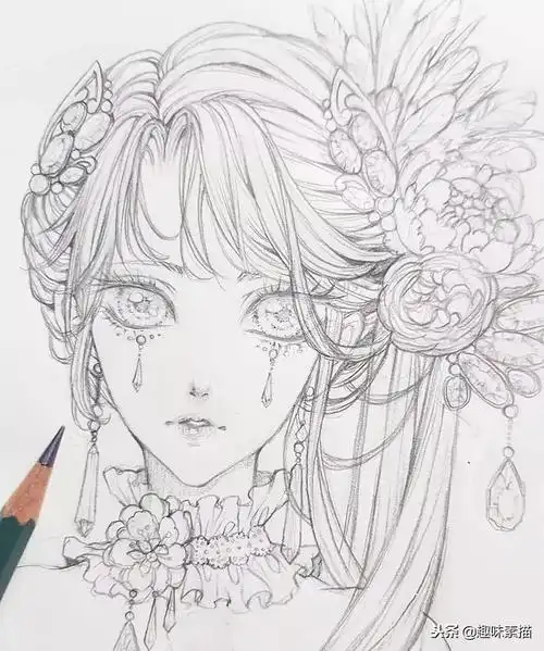 漫画图片大全 铅笔画(哇哦) - 赤虎壹号