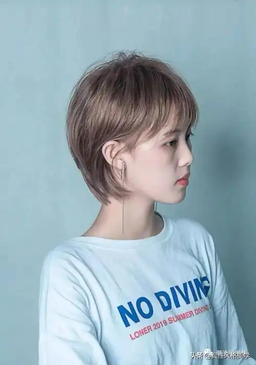 短发图片女2020最新款(2020最新干净利落短发)_可可情感网