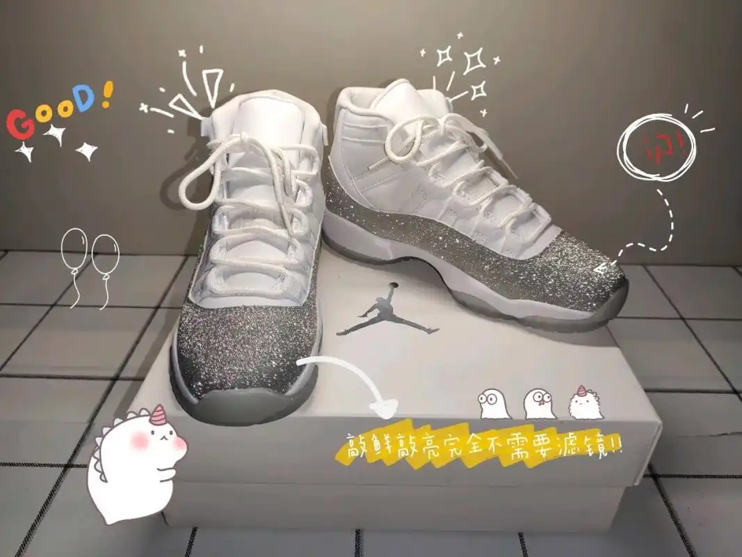 姐妹儿们aj11满天星婚鞋必须冲!