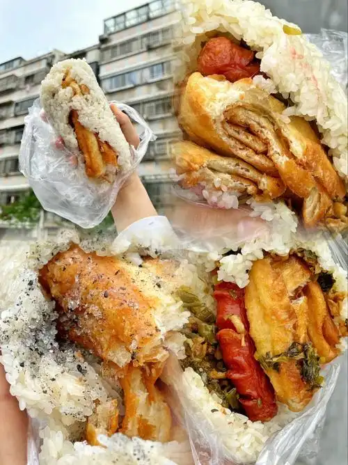 从小吃到大的粢米饭团终于找到啦