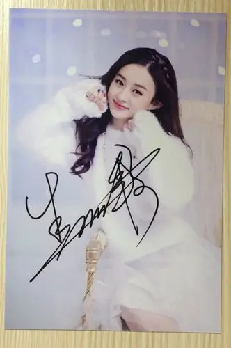 赵丽颖 亲笔签名【主演楚乔传】宣传签名照g款