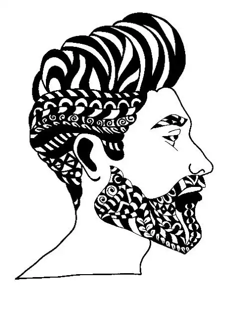 人物黑白装饰画|纯艺术|钢笔画|蝴蝶结考核 - 原创作品 - 站酷 (zcool