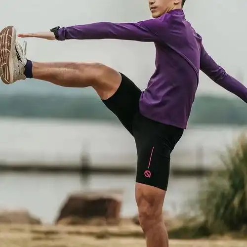 马拉松压缩裤轻功体育薄款五分紧身裤高弹跑步短裤男女款健身服