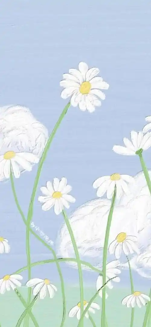 壁纸小清新的油画系列