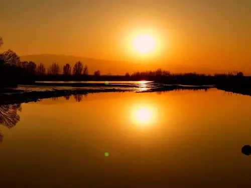 美哉!黄河夕阳山水画卷