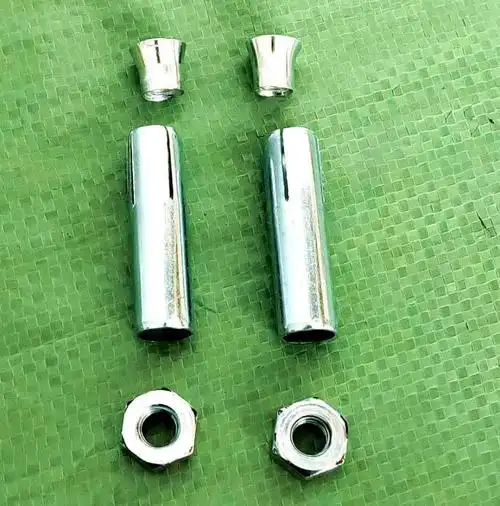 吊顶吊杆丝杆专用膨胀组合拉爆三件套丝杆内膨胀螺丝螺母套装 m6*3米