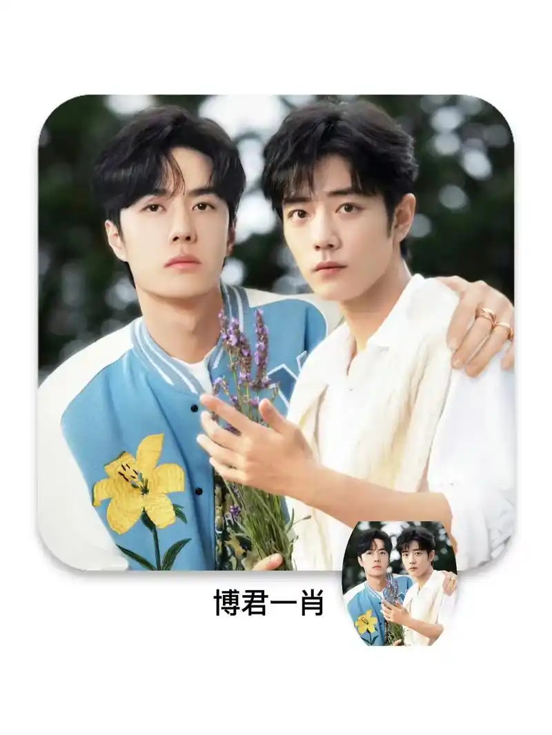 博肖双人合照,用来做背景图简直太绝了.#王一博肖战 #博君一 - 抖音