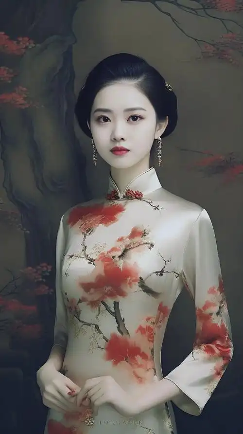 旗袍古装美女#国风古韵 #美出高级感 #国风美永不过时 - 抖音