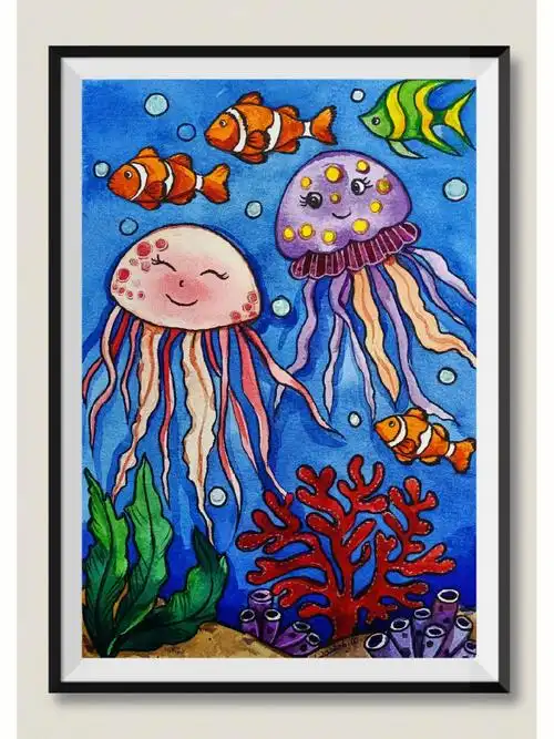 创意  #绘画  #创意儿童画  #创意儿童画