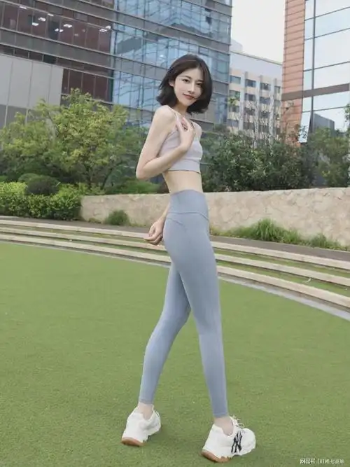 这条蓝灰色瑜伽裤让你完美身材!|身型|穿着者|身材比例_网易订阅