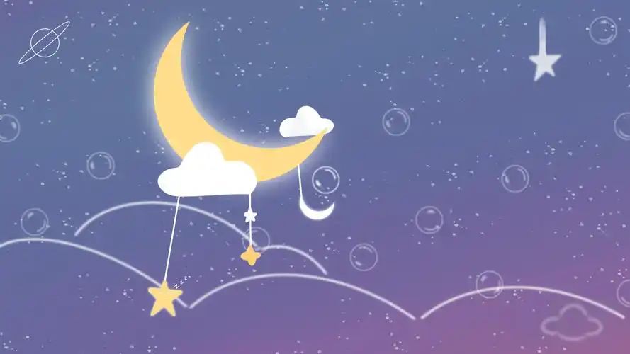 静谧夜空(小清新静态壁纸) - 静态壁纸下载 - 元气壁纸