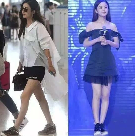 赵丽颖的身高到底是165cm还是156cm,已不再是个谜!