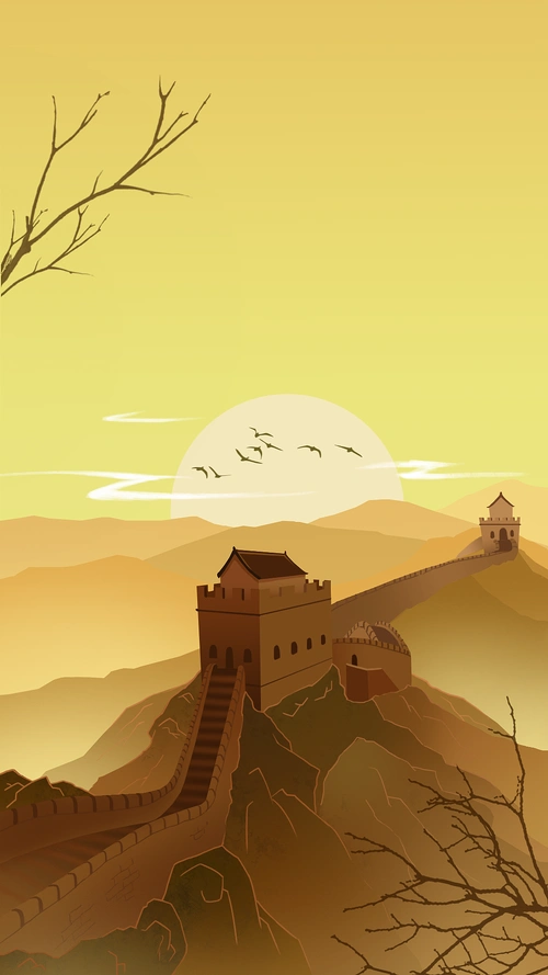 国风风景插画|插画|商业插画|蚩虎 - 原创作品 - 站酷 (zcool)