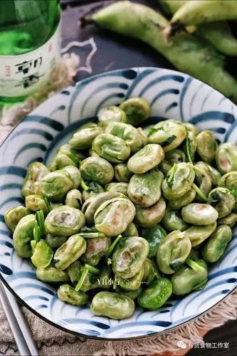 香葱炒蚕豆_step