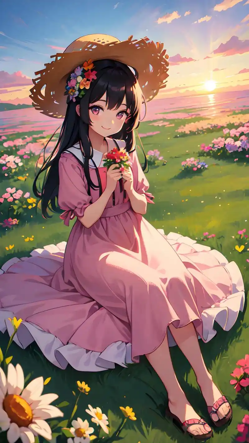 爱笑的女孩,运气不会太差哦95#二次元 #二次元美图 #漫画 - 抖音